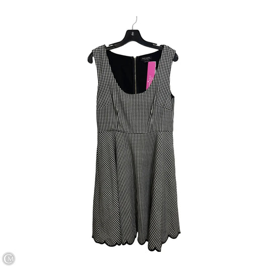 Dress Designer By Kate Spade In Black & White, Size: L
