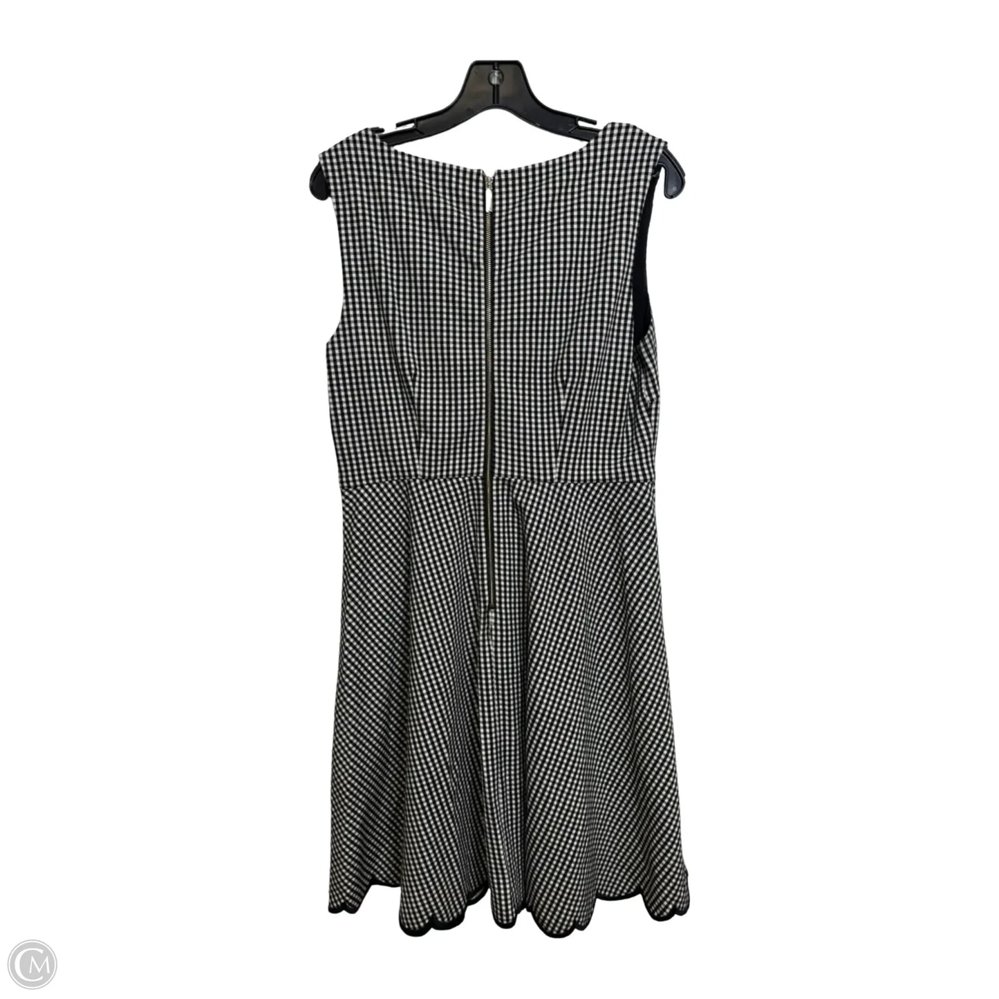 Dress Designer By Kate Spade In Black & White, Size: L