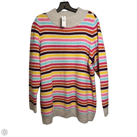 Sweater By Talbots In Multi-colored, Size: 1x