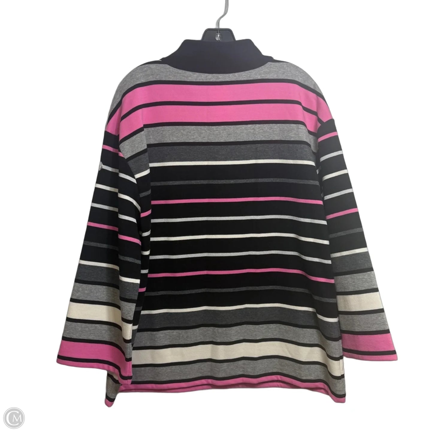 Top Long Sleeve By Talbots In Pink, Size: 1x