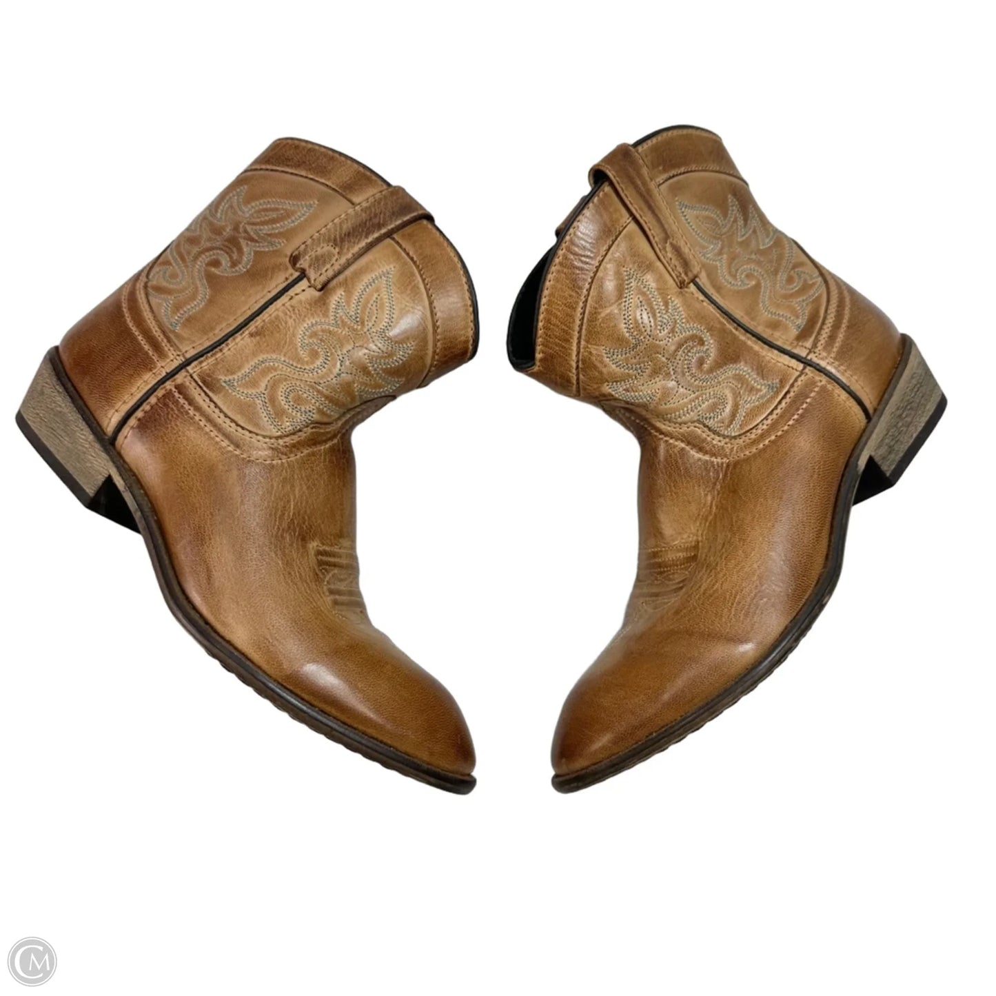 Boots Ankle Flats By Dingo In Brown, Size: 9.5