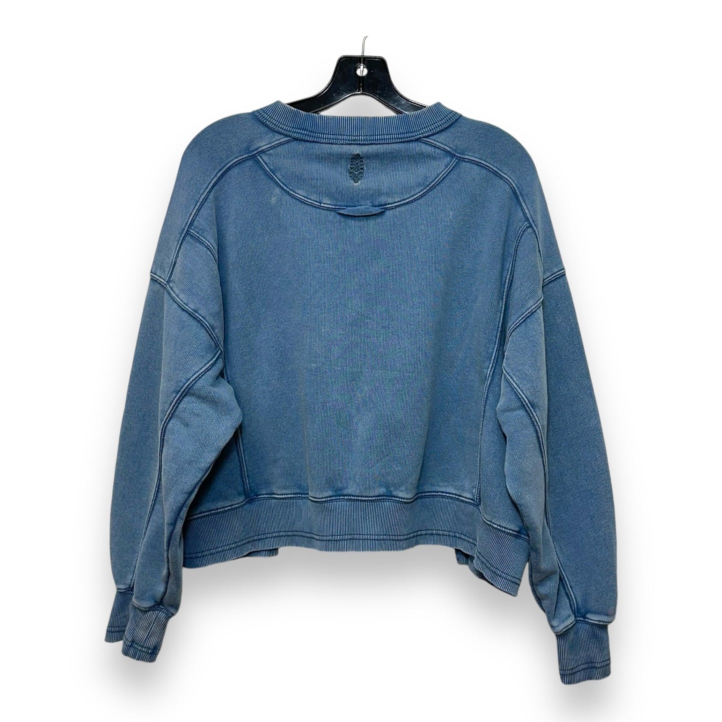 Sweatshirt Crewneck By Free People In Blue, Size: Xs