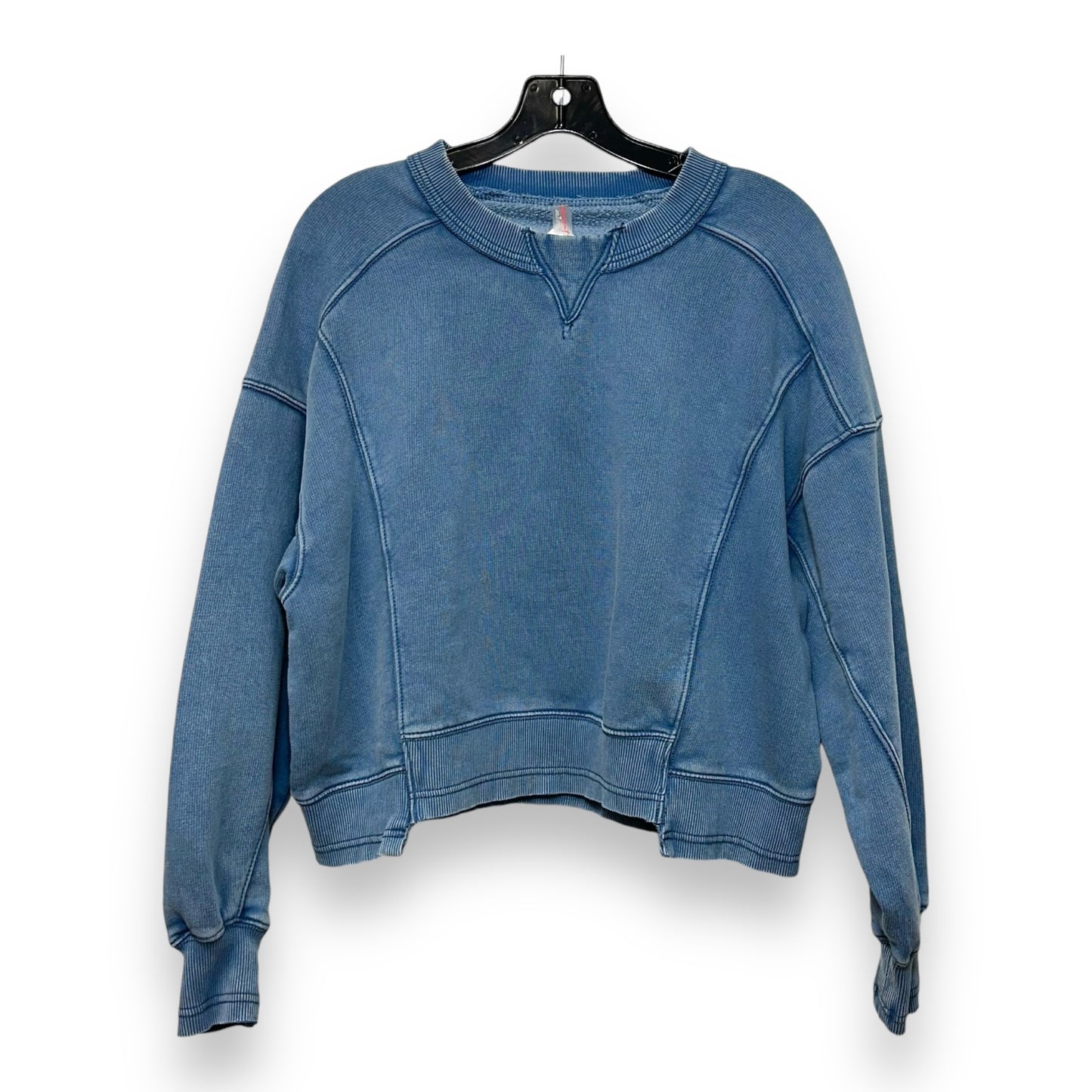 Sweatshirt Crewneck By Free People In Blue, Size: Xs