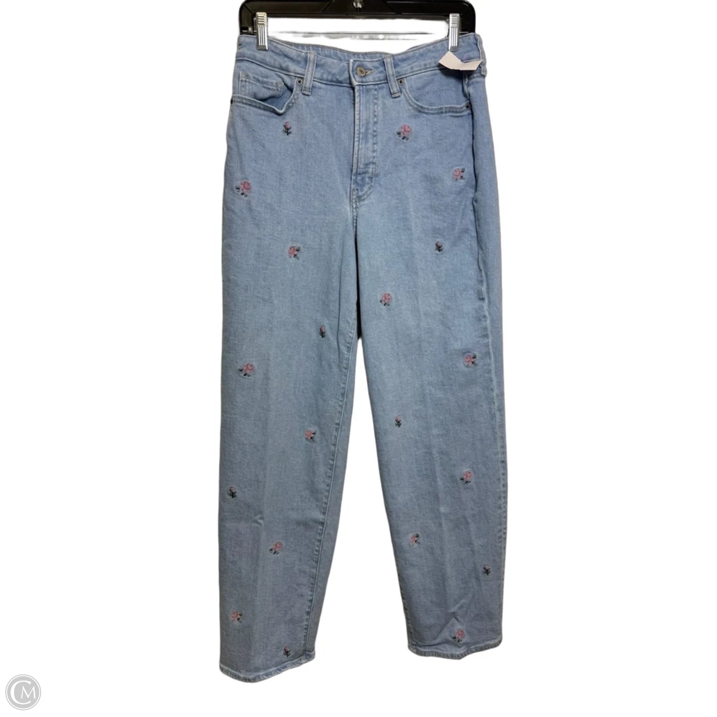 Jeans Wide Leg By Old Navy In Blue Denim, Size: 8