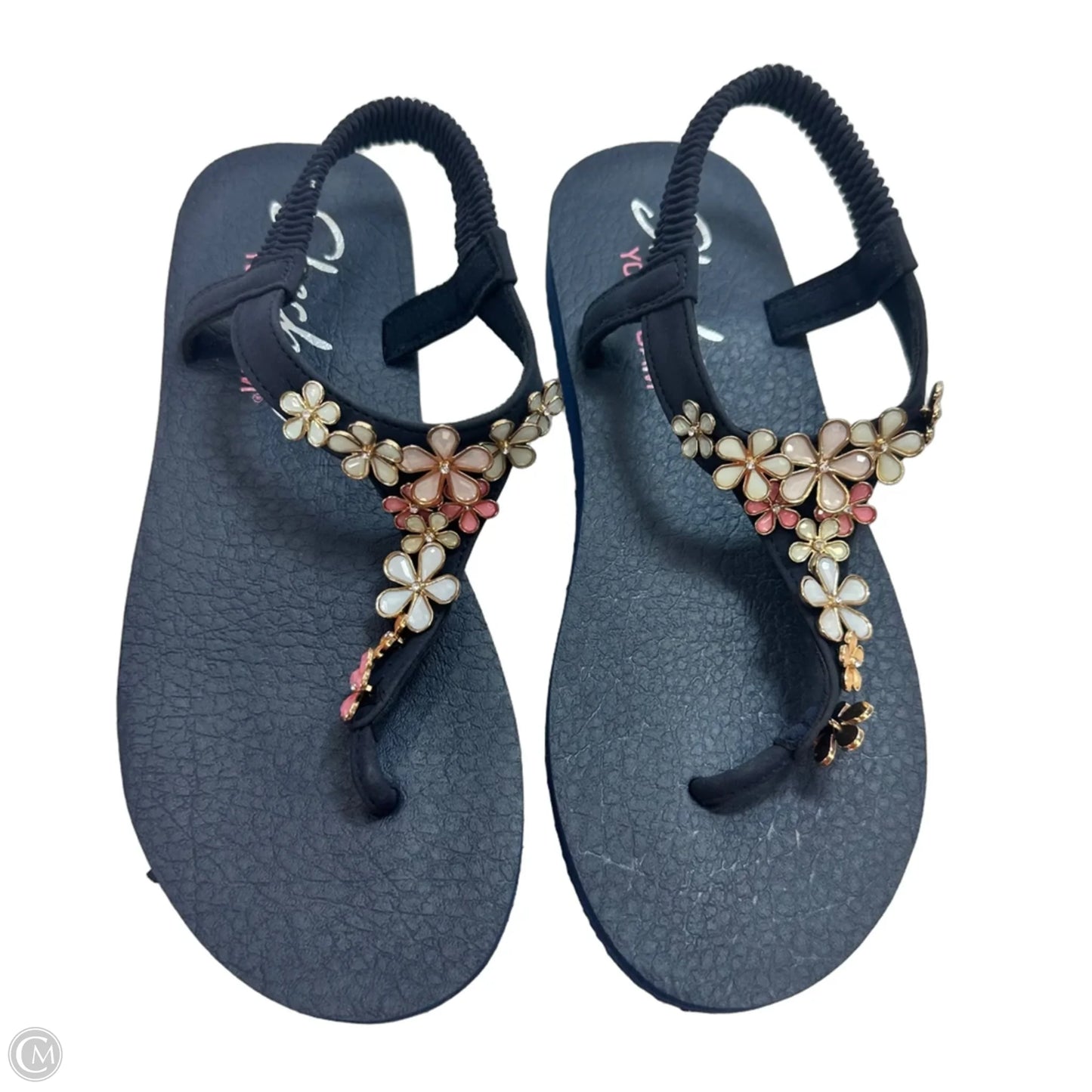 Sandals Flats By Skechers In Navy, Size: 8