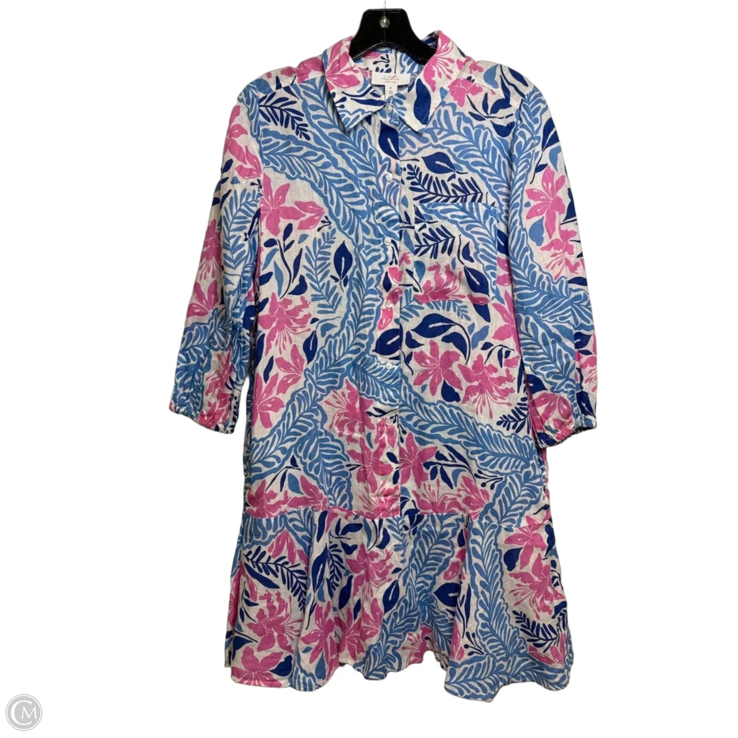 Dress Casual Short By Charter Club In Tropical Print, Size: M