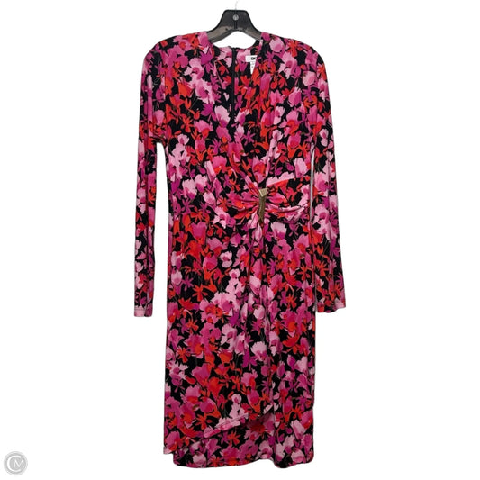 Dress Party Short By Dkny In Floral Print, Size: 8