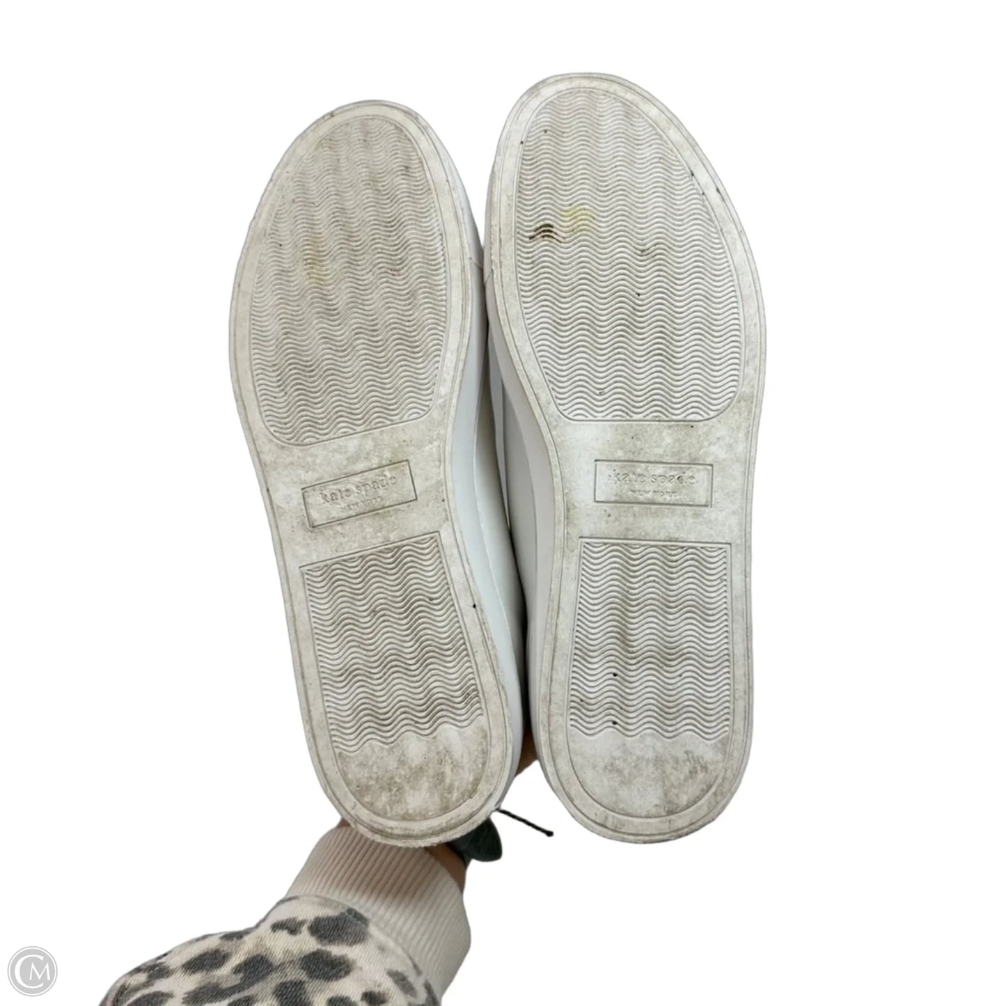 Shoes Designer By Kate Spade In White, Size: 9.5
