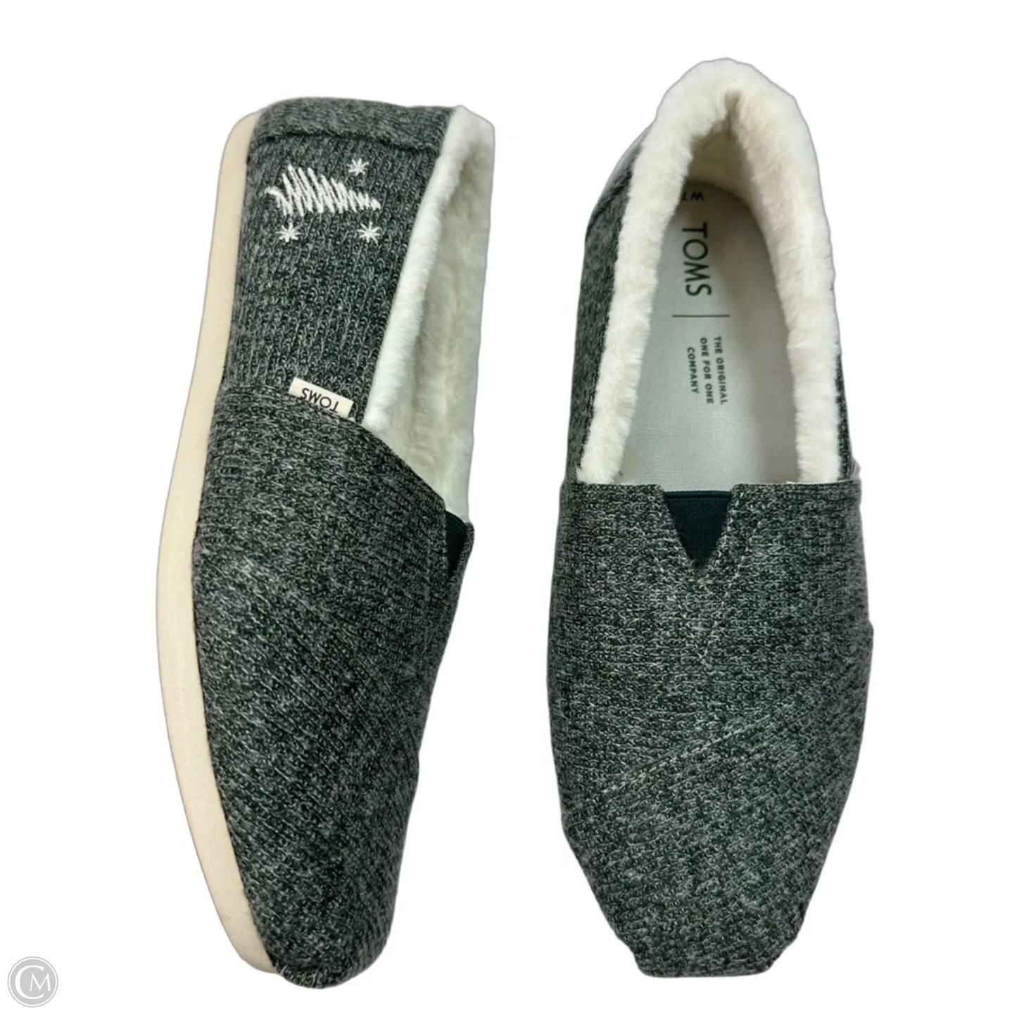 Shoes Flats By Toms In Green, Size: 7