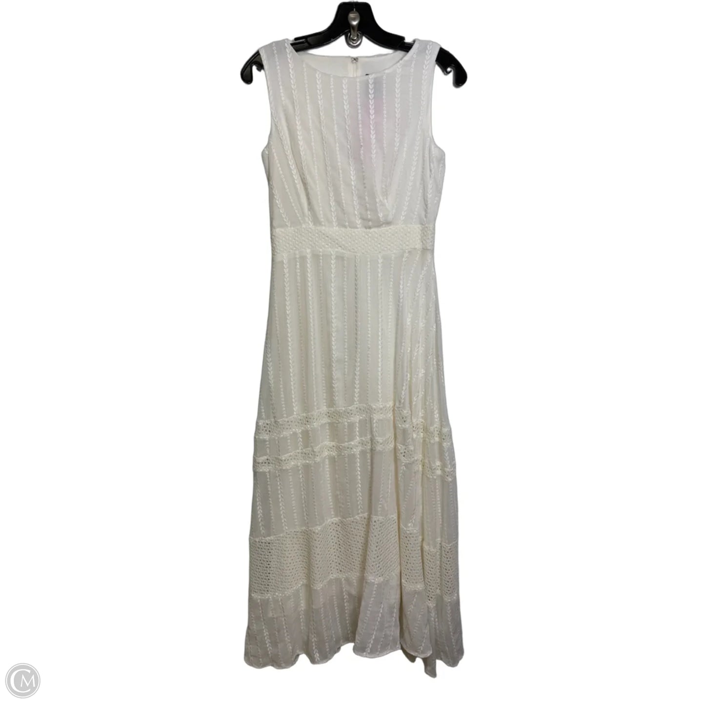 Dress Casual Maxi By Taylor In White, Size: Xs
