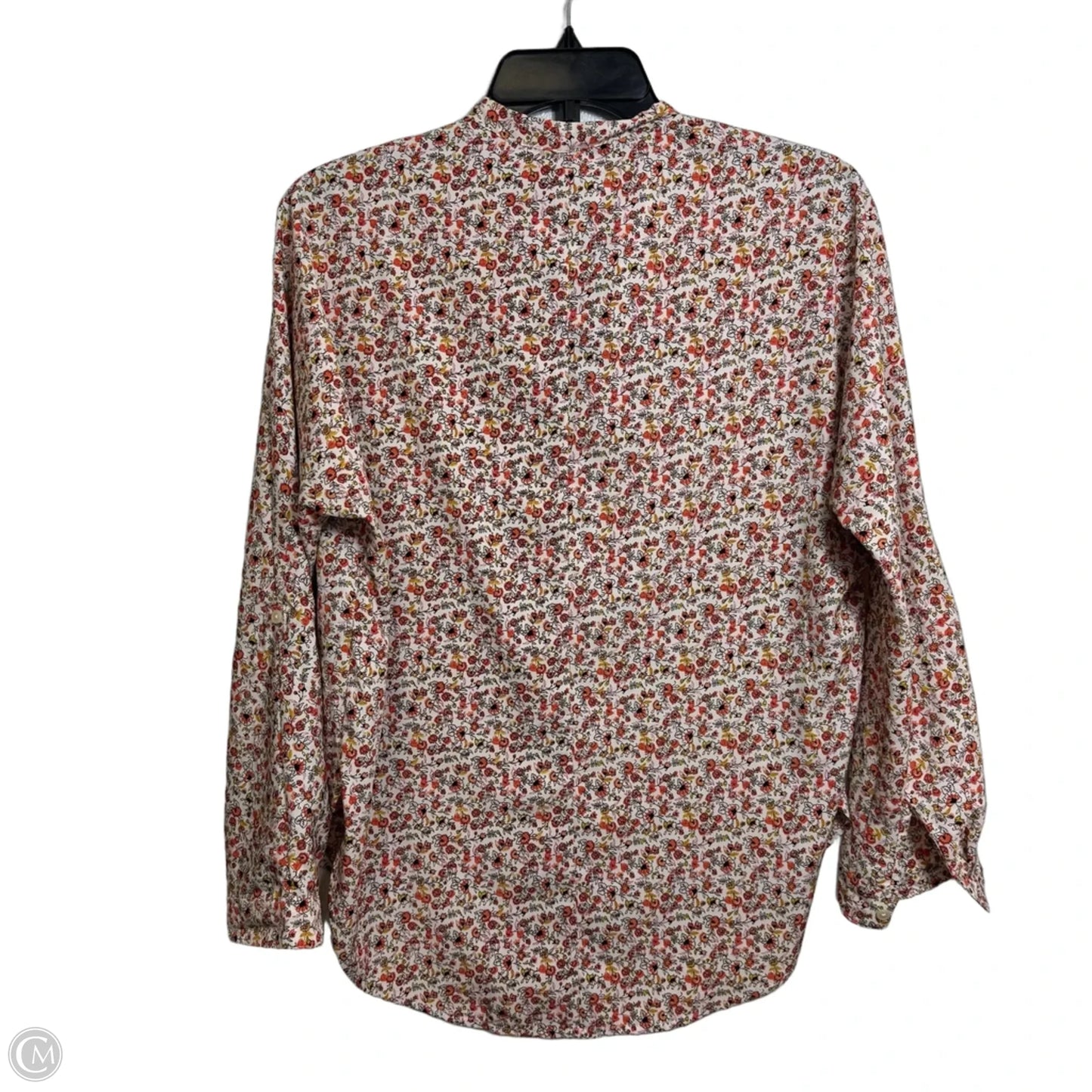 Top Long Sleeve By Abercrombie And Fitch In Floral Print, Size: Xs