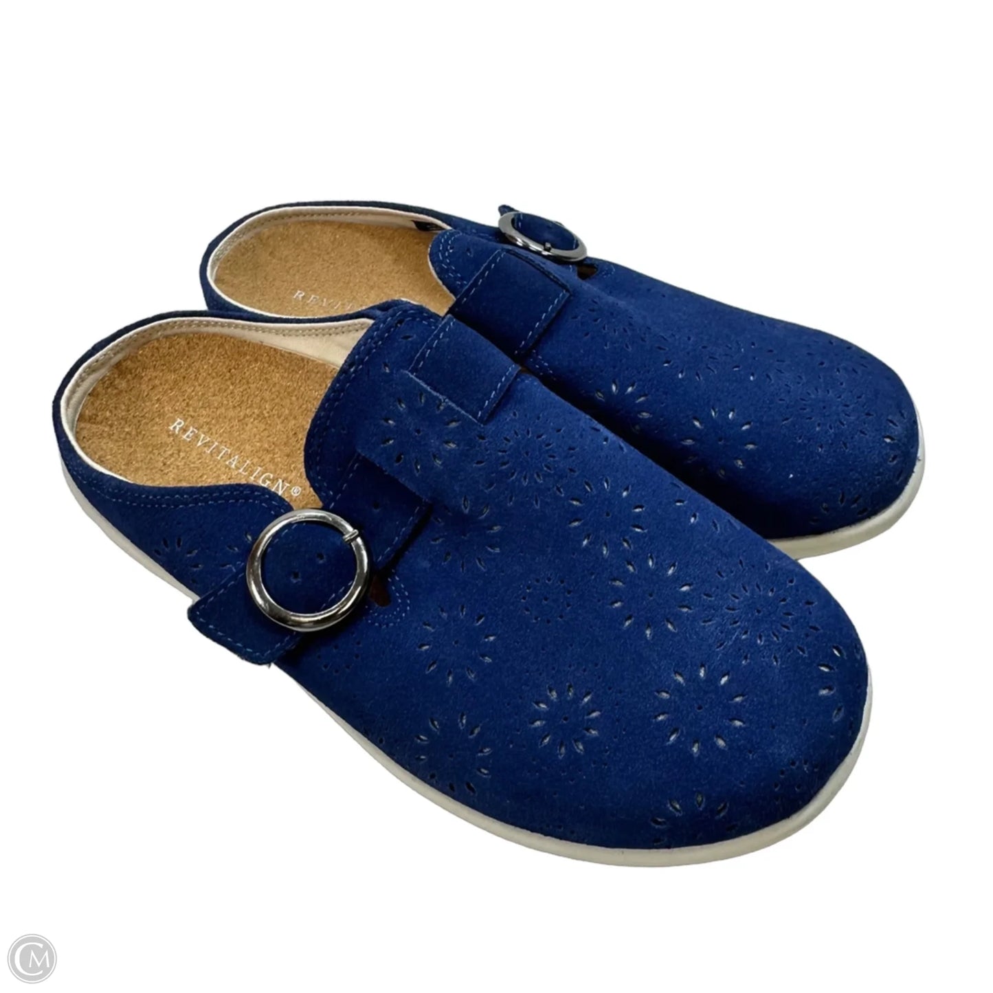 Shoes Flats By Clothes Mentor In Blue, Size: 7.5