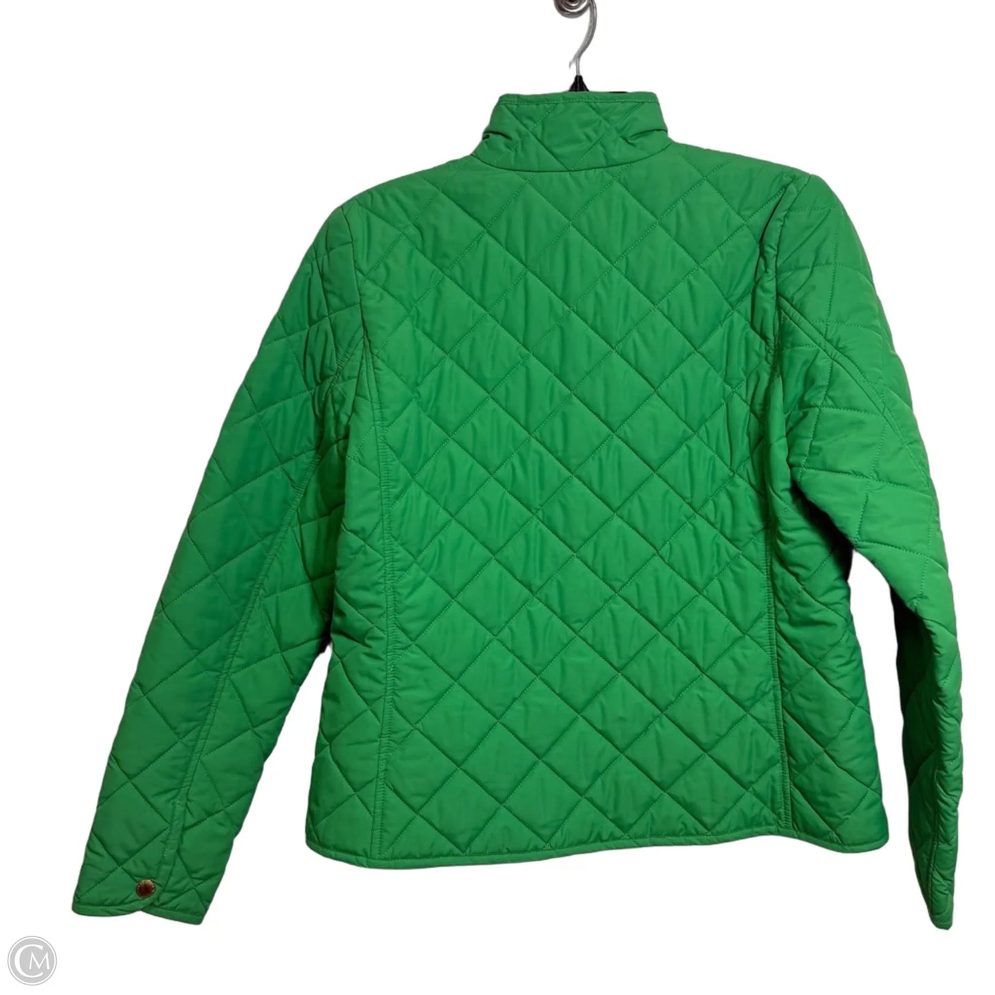 Jacket Puffer & Quilted By Lauren By Ralph Lauren In Green, Size: M