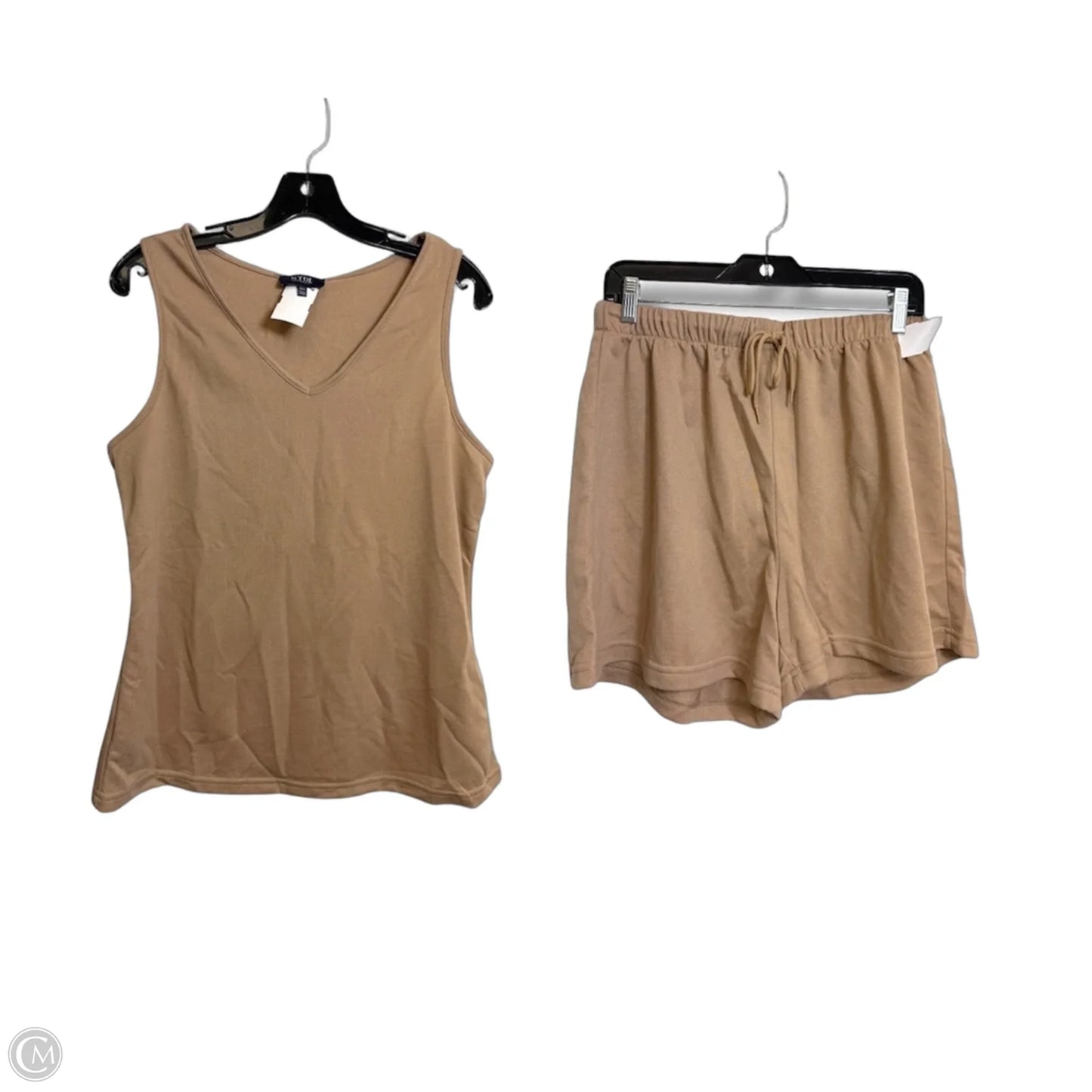 Shorts Set By Not Your Daughters Jeans In Tan, Size: S