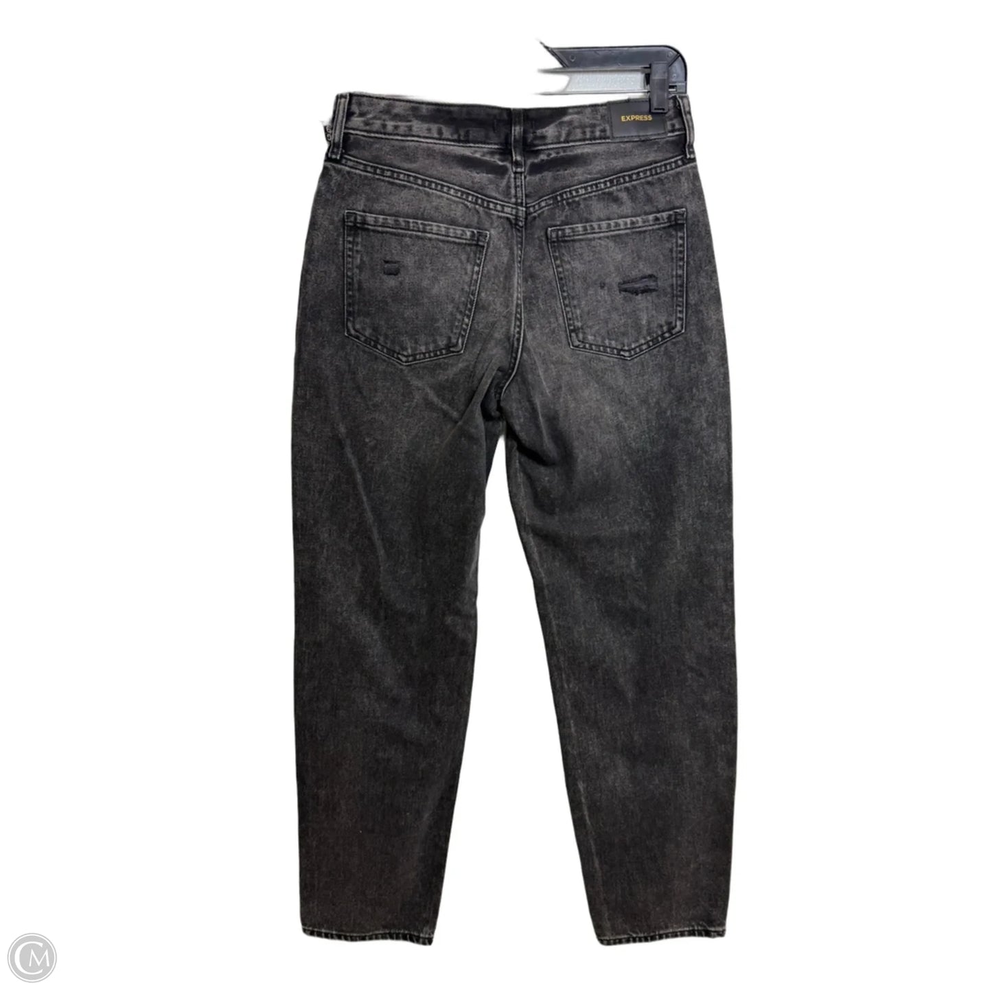 Jeans Boyfriend By Express In Black, Size: 0