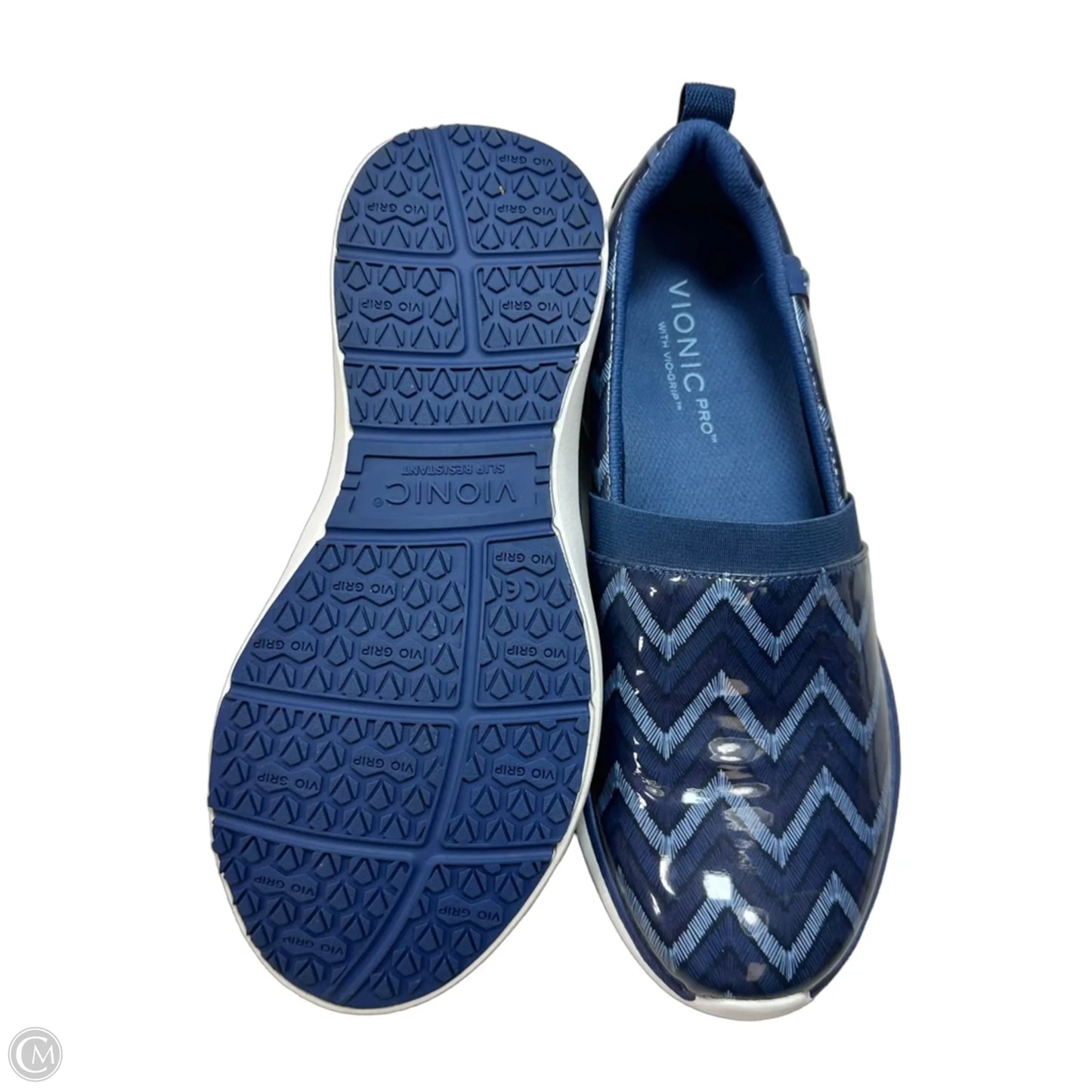 Shoes Flats By Vionic In Blue, Size: 7.5