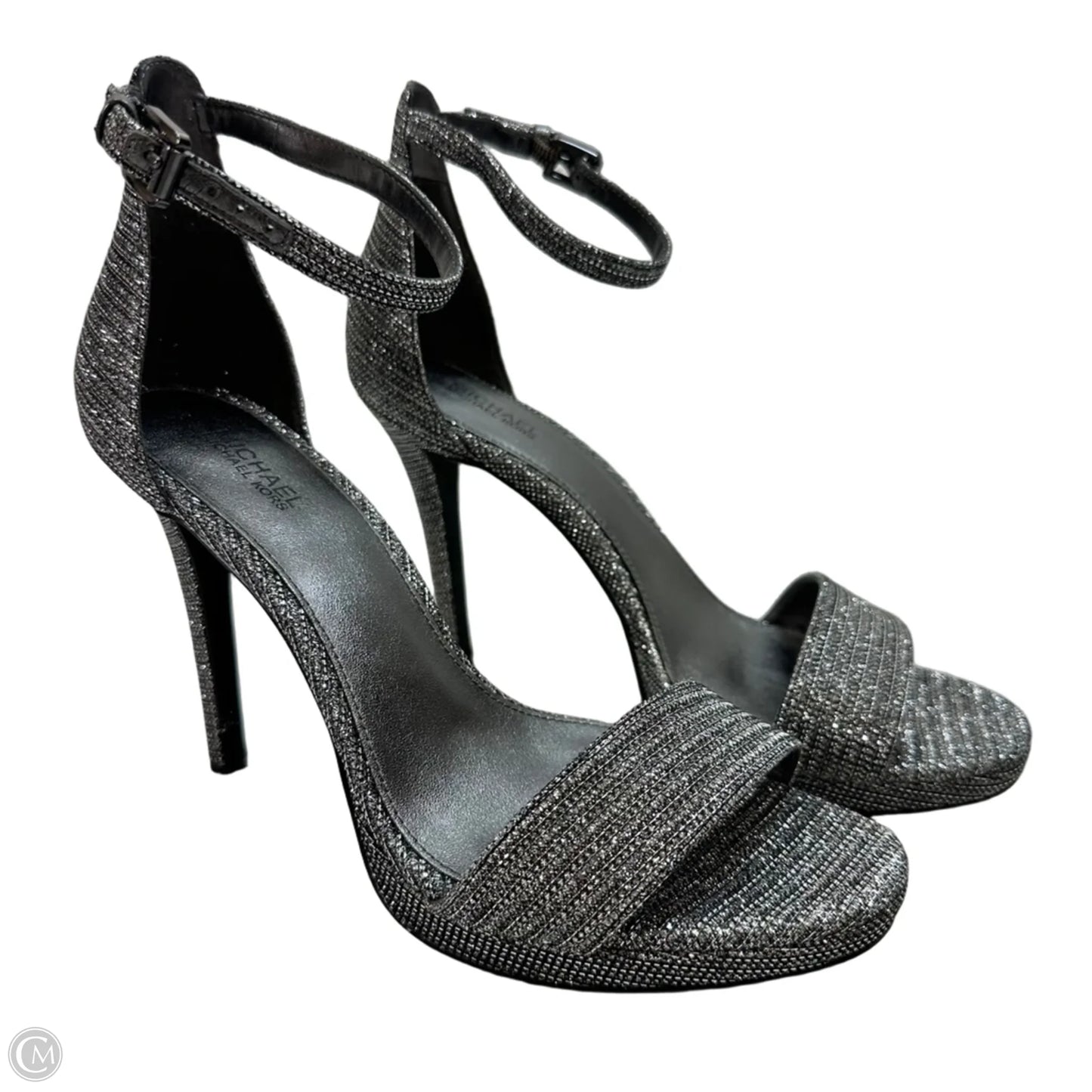 Shoes Heels Stiletto By Michael By Michael Kors In Silver, Size: 7.5