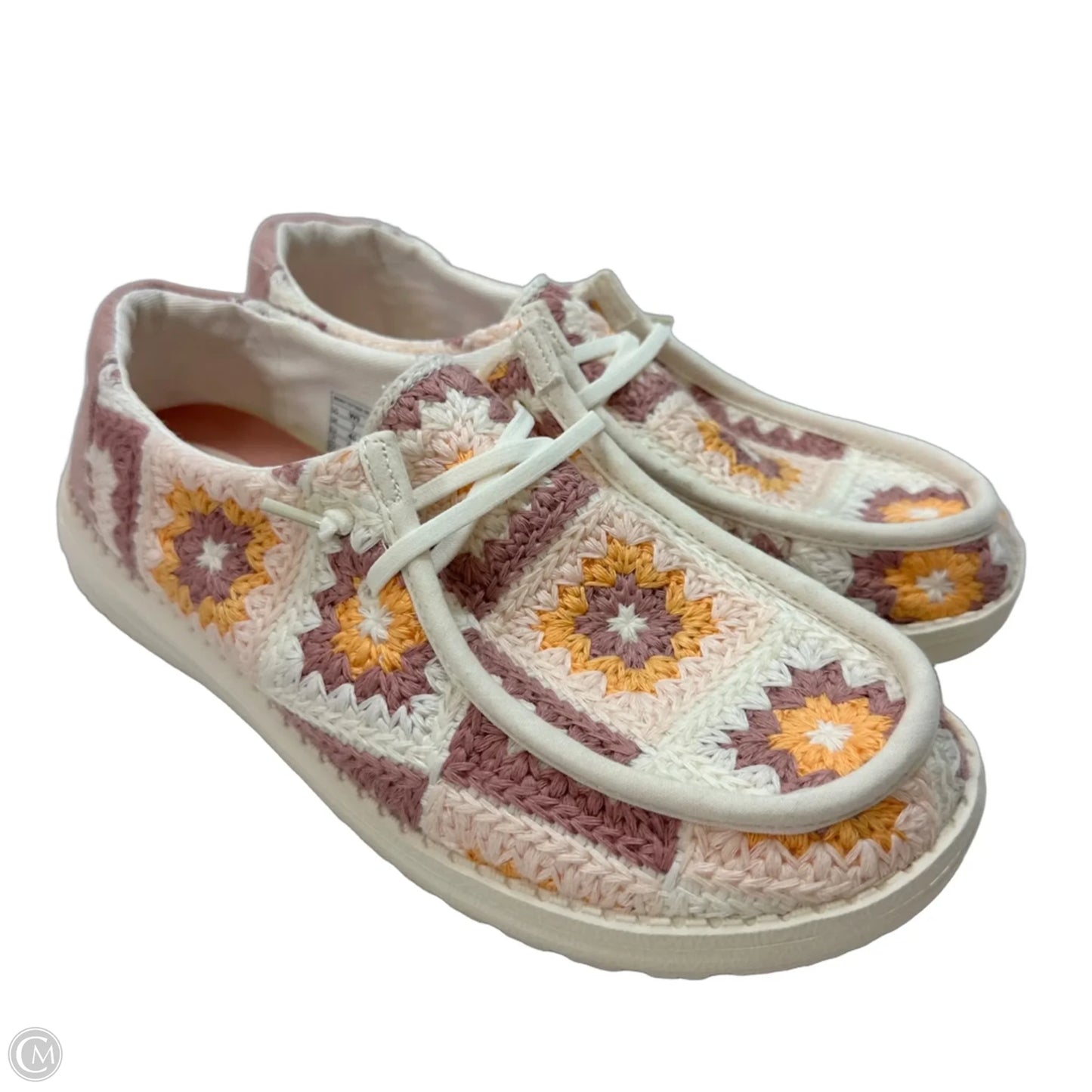 Shoes Flats By Hey Dude In Pink, Size: 9