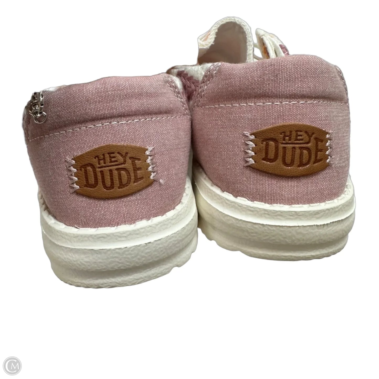 Shoes Flats By Hey Dude In Pink, Size: 9