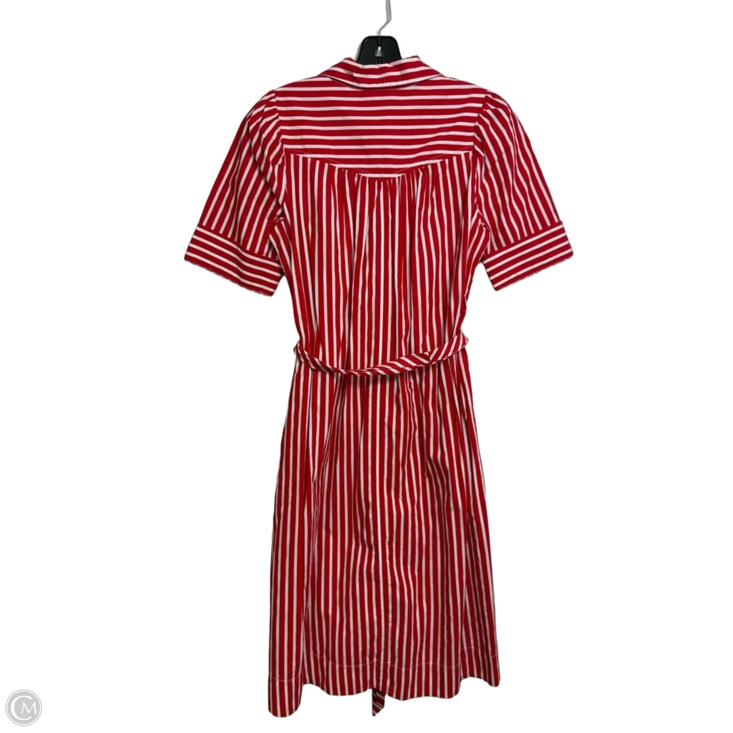 Dress Casual Midi By Maeve In Red & White, Size: Xs
