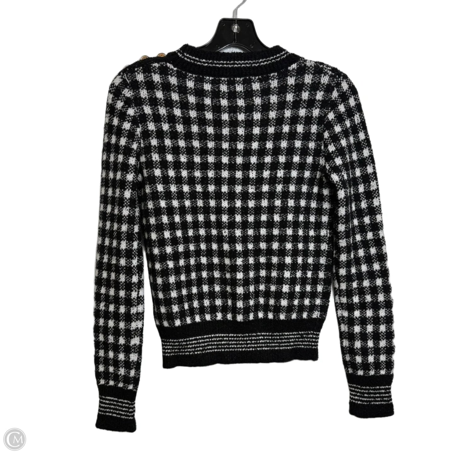 Sweater By Philosophy In Black & White, Size: Xs