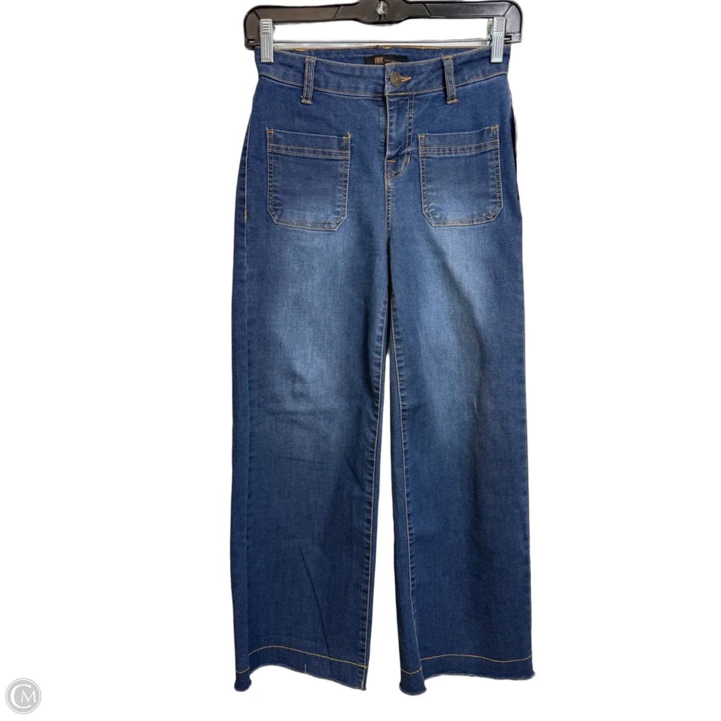 Jeans Designer By Frye In Blue Denim, Size: 0