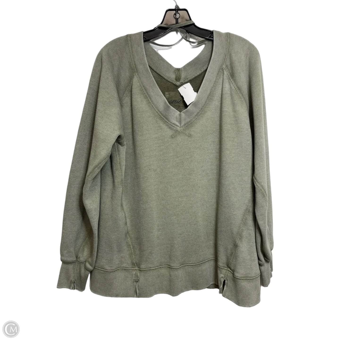 Top Long Sleeve By Aerie In Green, Size: Xs