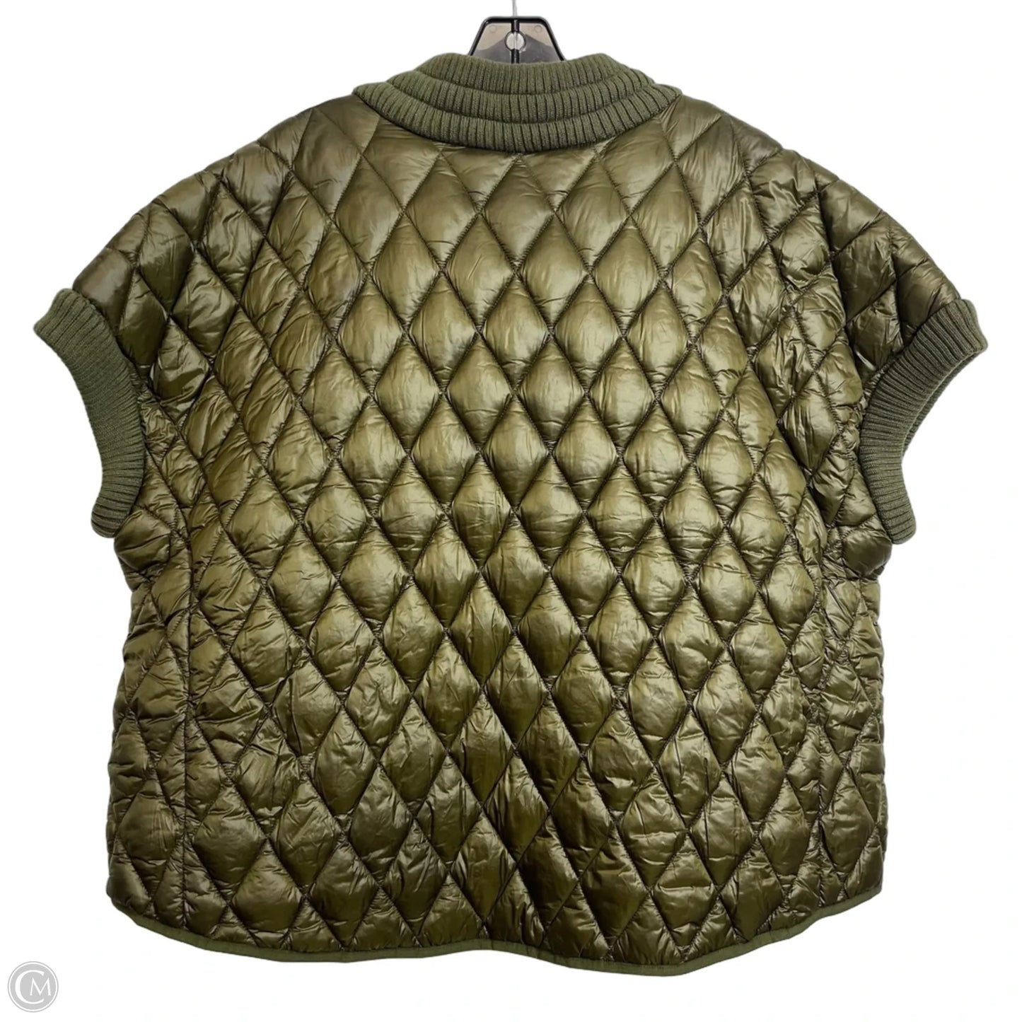 Vest Puffer & Quilted By Clothes Mentor In Green, Size: Xl