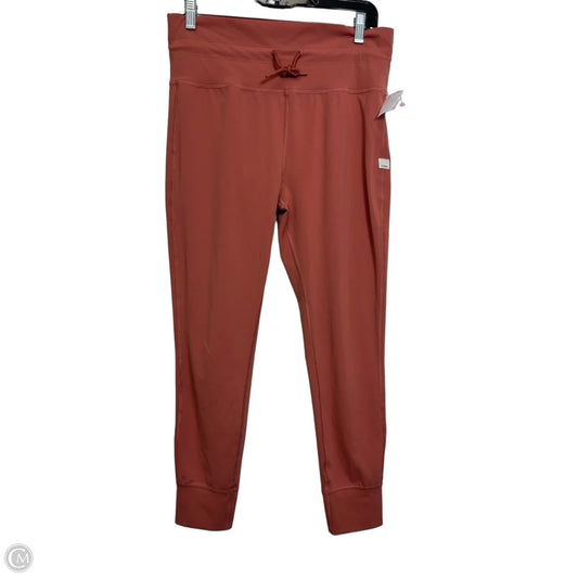 Athletic Leggings By Vuori In Orange, Size: Xl