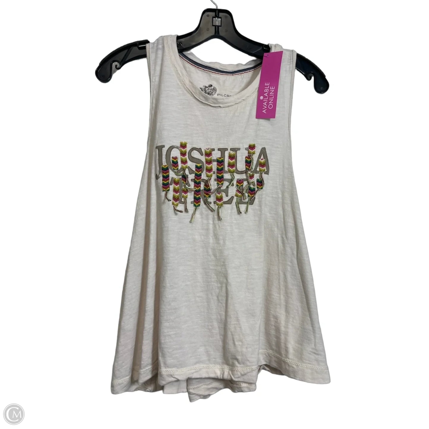 Tank Top By Pilcro In Cream, Size: M