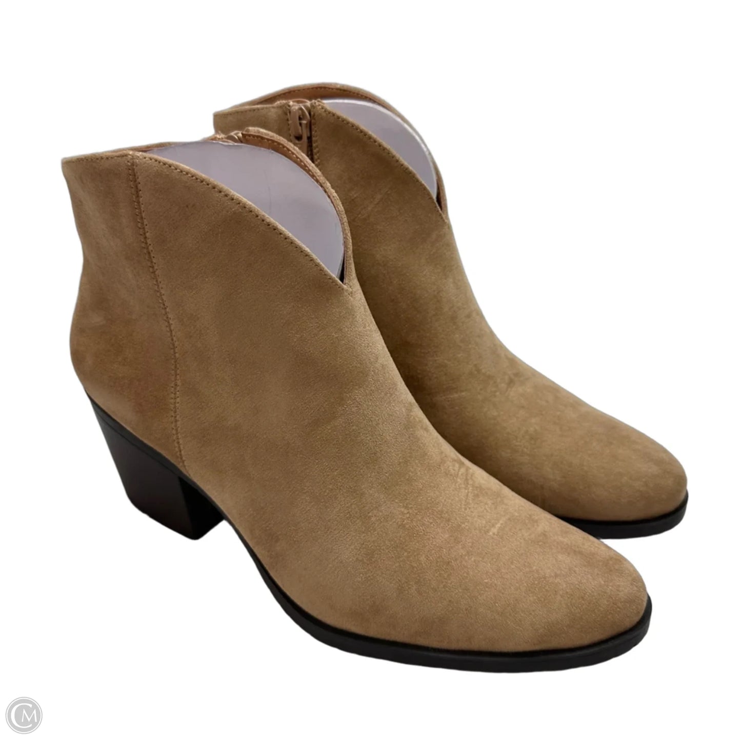 Boots Ankle Heels By Sonoma In Tan, Size: 9.5