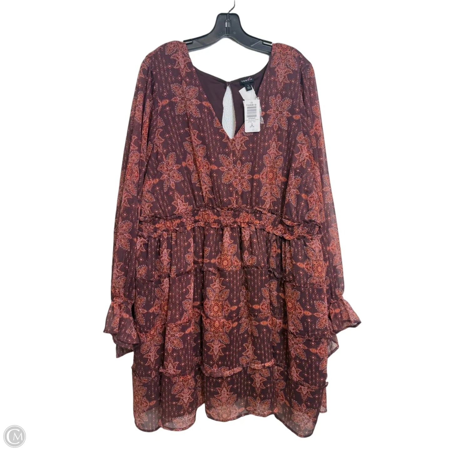 Dress Casual Short By Torrid In Maroon, Size: 3x