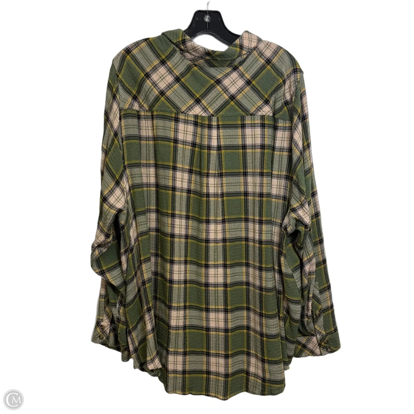 Top Long Sleeve By Torrid In Green, Size: 4x