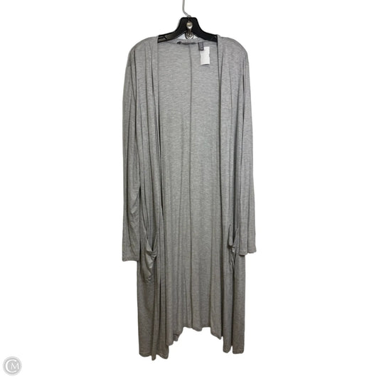 Cardigan By Lisa Rinna In Grey, Size: 3x