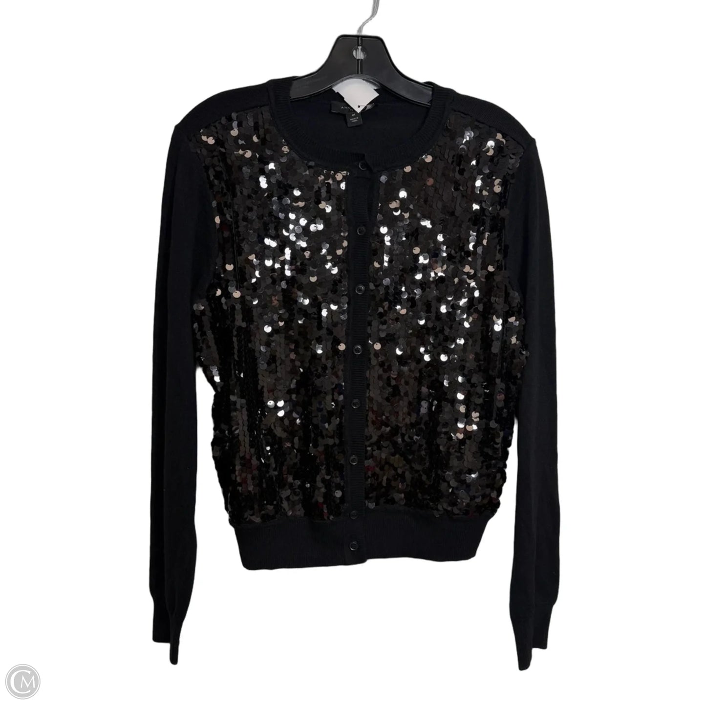 Cardigan By Ann Taylor In Black, Size: M
