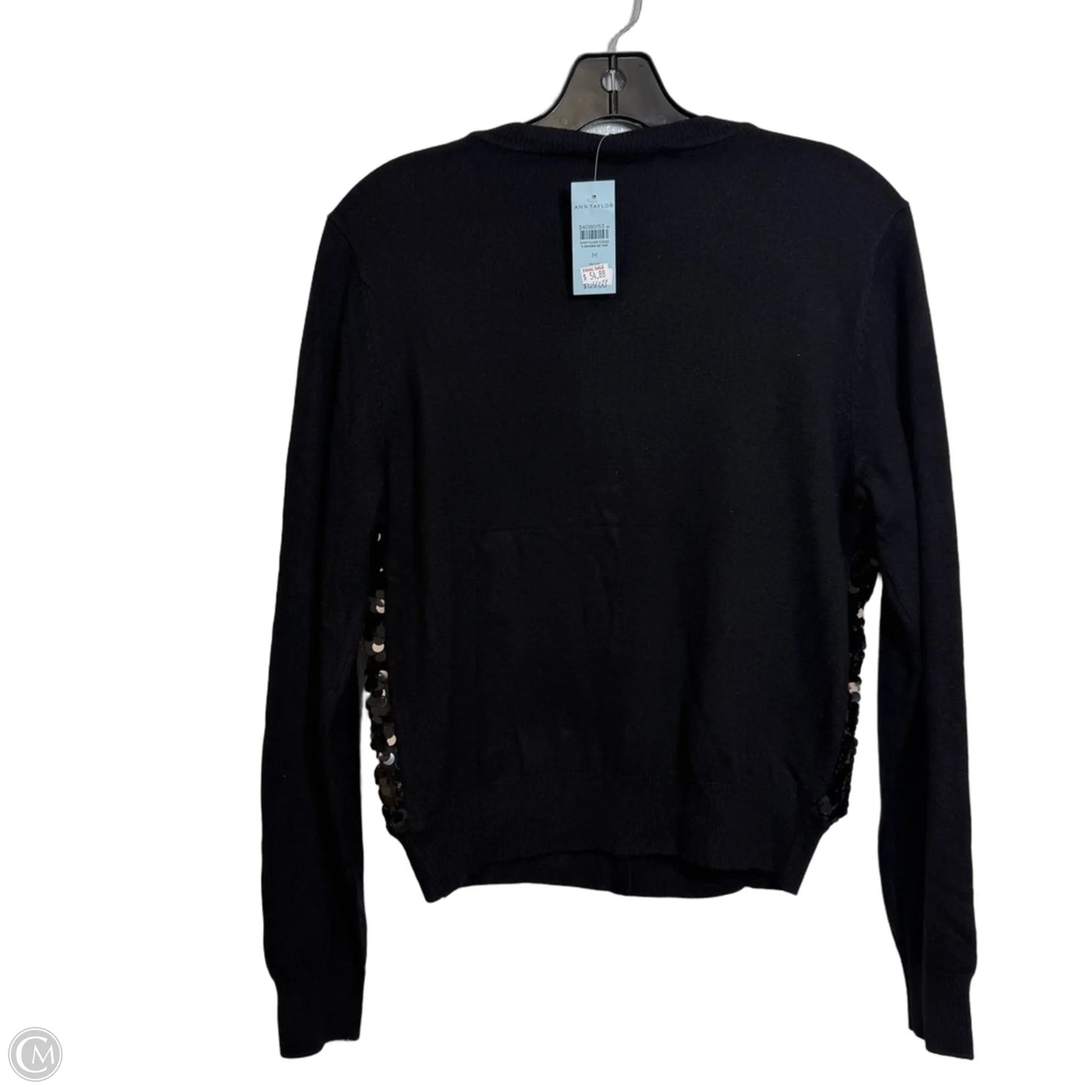 Cardigan By Ann Taylor In Black, Size: M