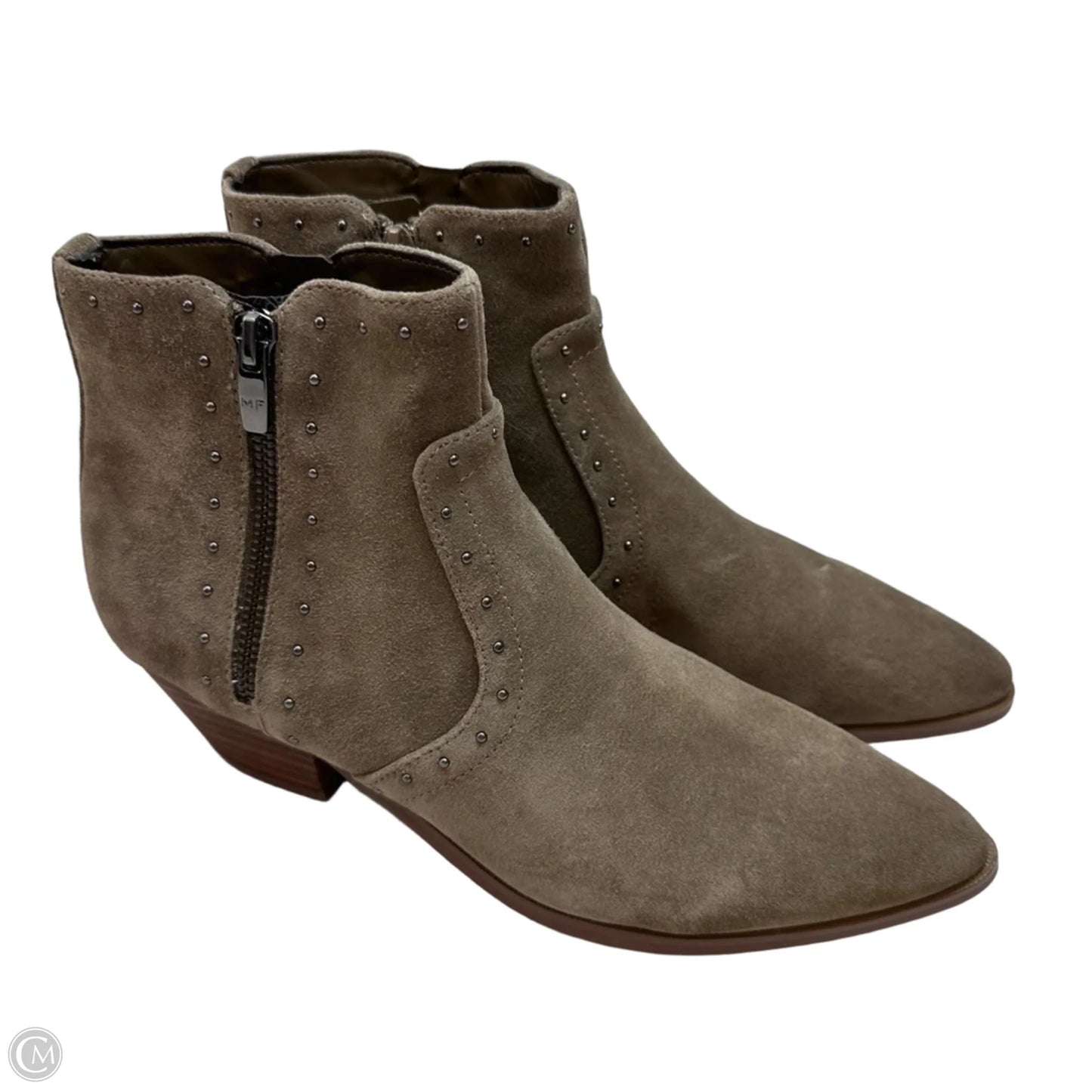 Boots Ankle Flats By Marc Fisher In Green, Size: 9