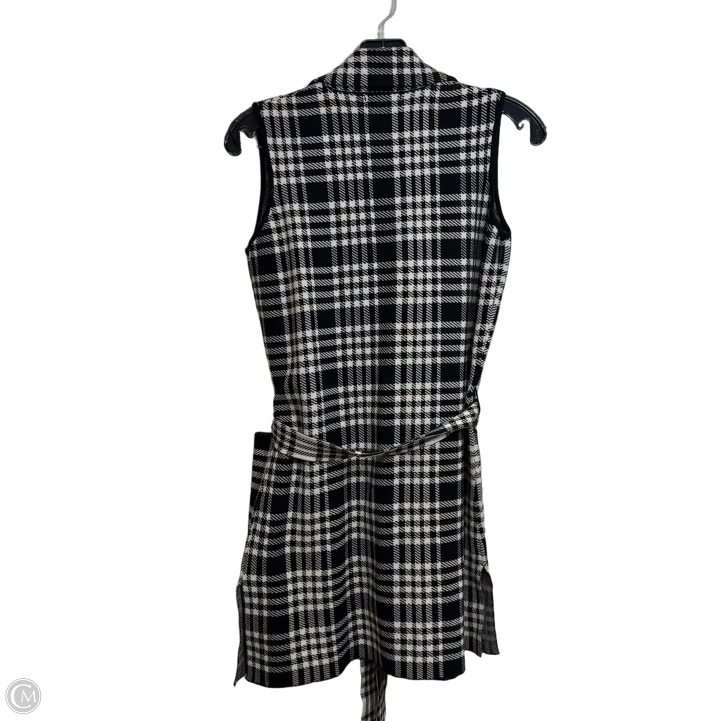 Vest Other By Adrienne Vittadini In Black & White, Size: Xs