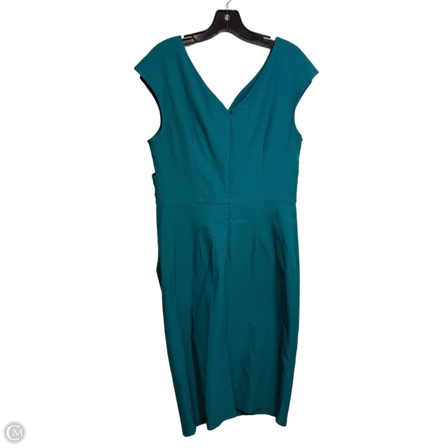Dress Party Midi By Clothes Mentor In Teal, Size: 2x