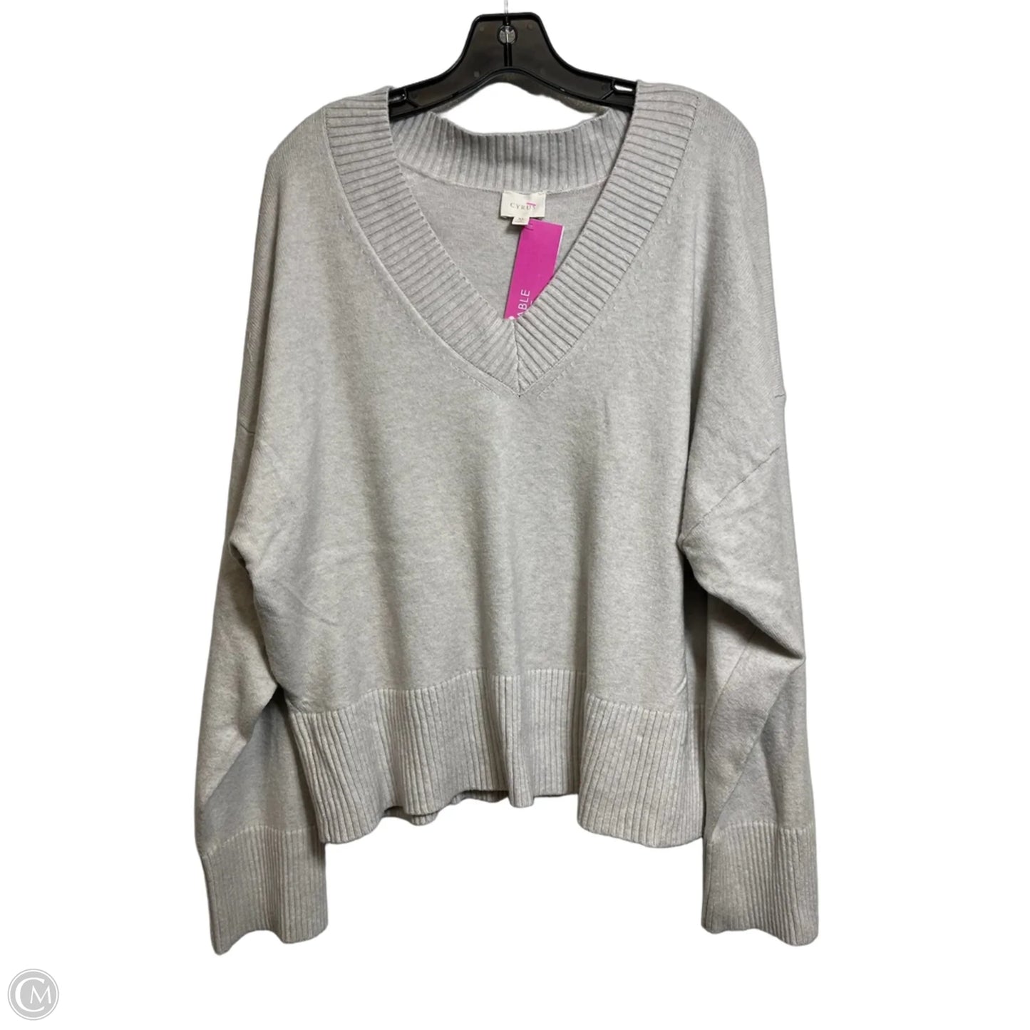 Sweater By Cyrus In Grey, Size: Xl
