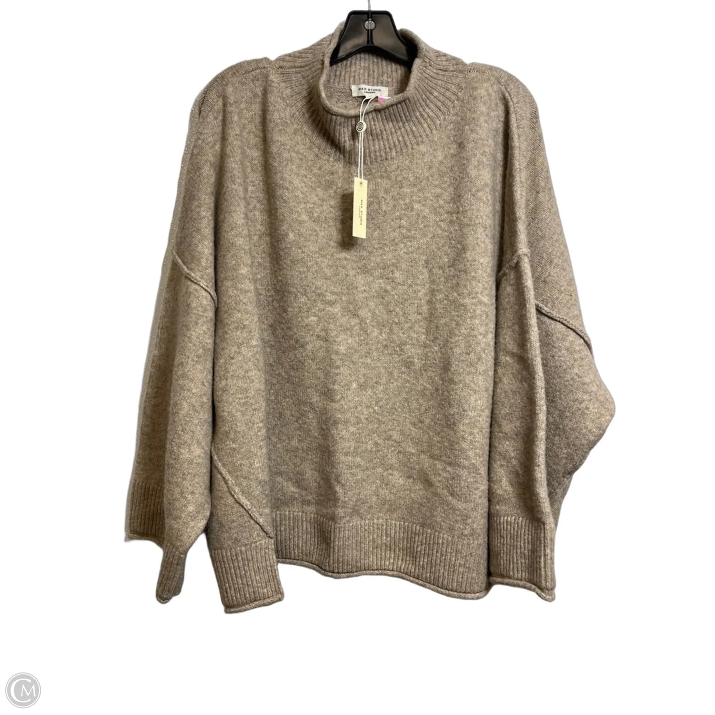 Sweater By Max Studio In Tan, Size: 3x
