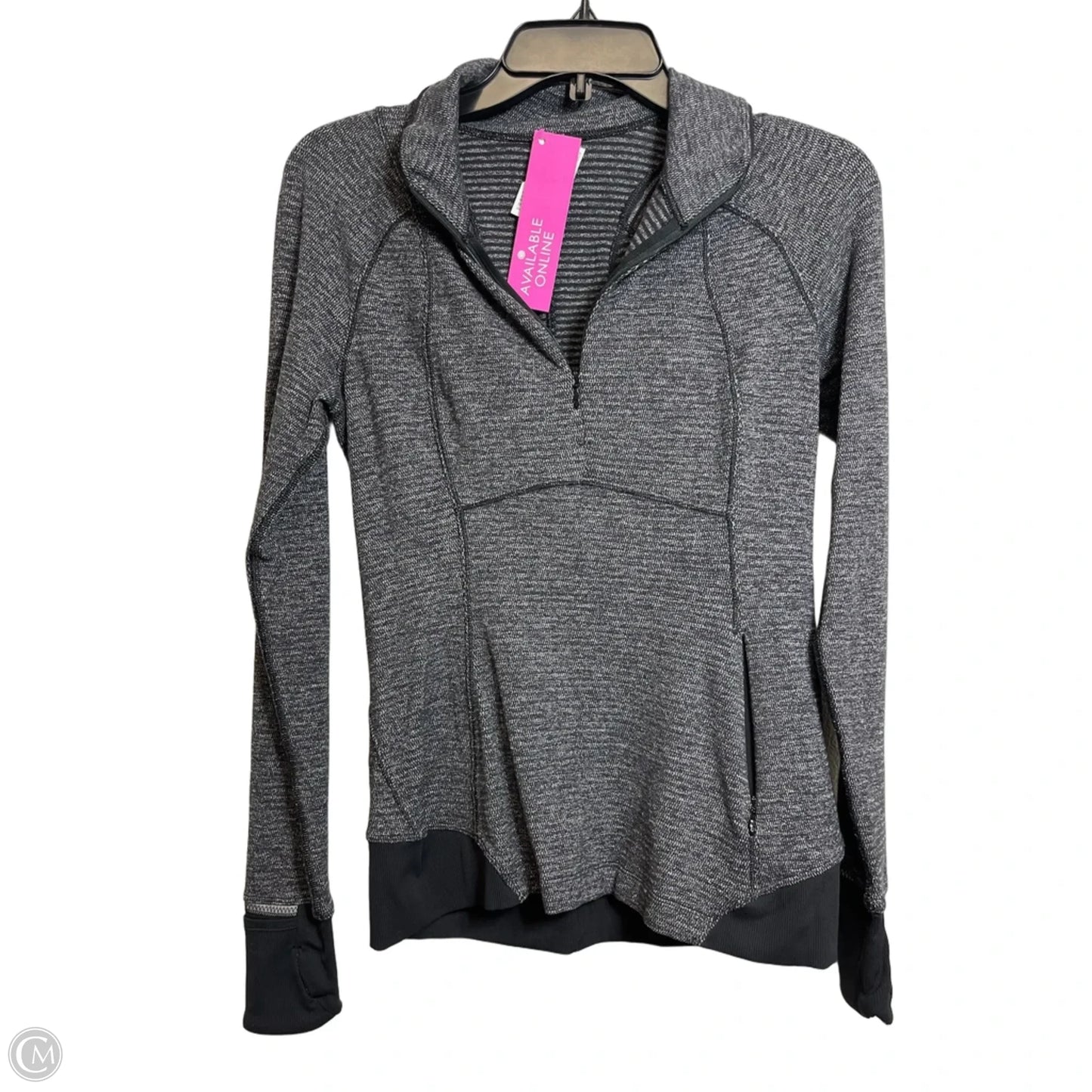 Athletic Jacket By Lululemon In Black, Size: S