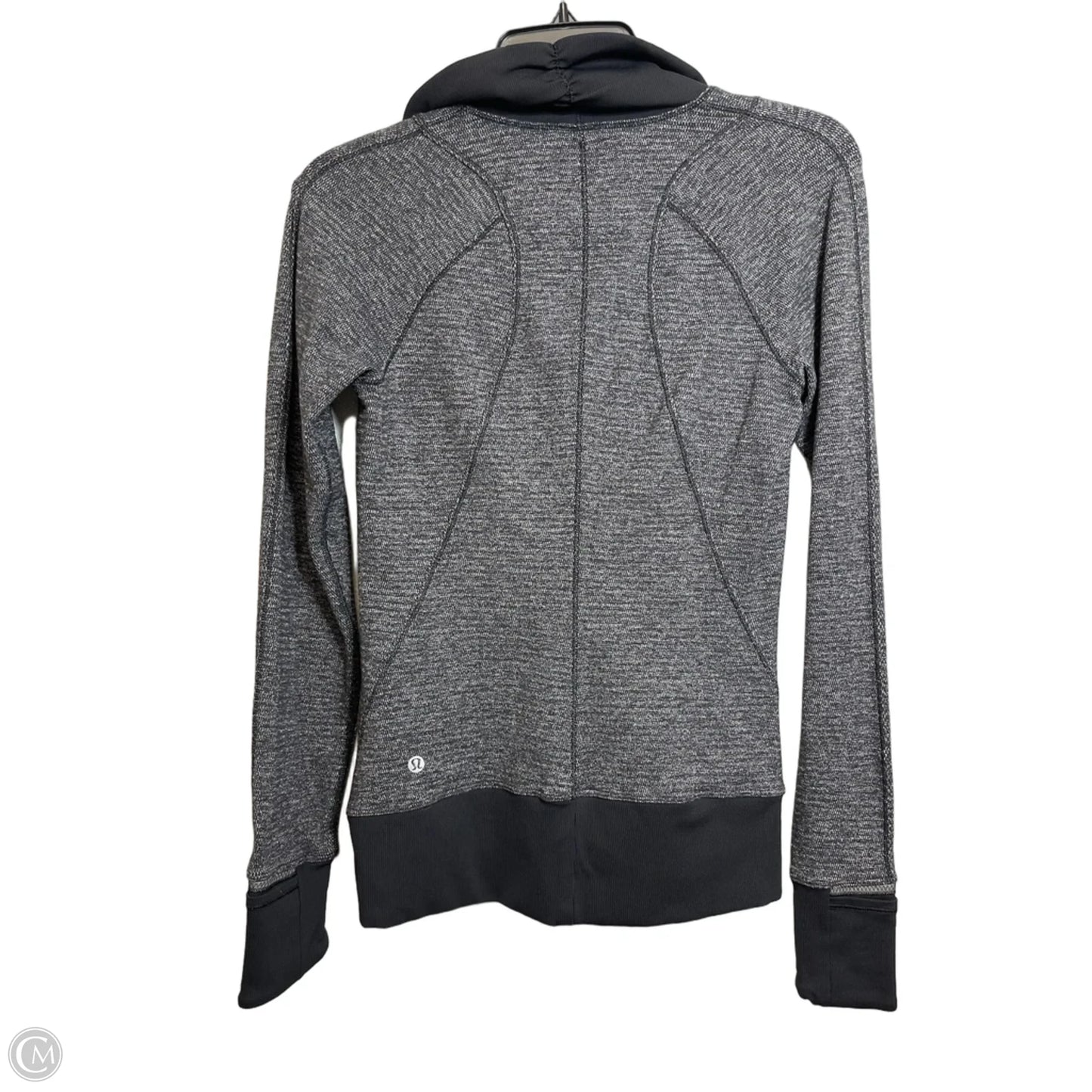 Athletic Jacket By Lululemon In Black, Size: S