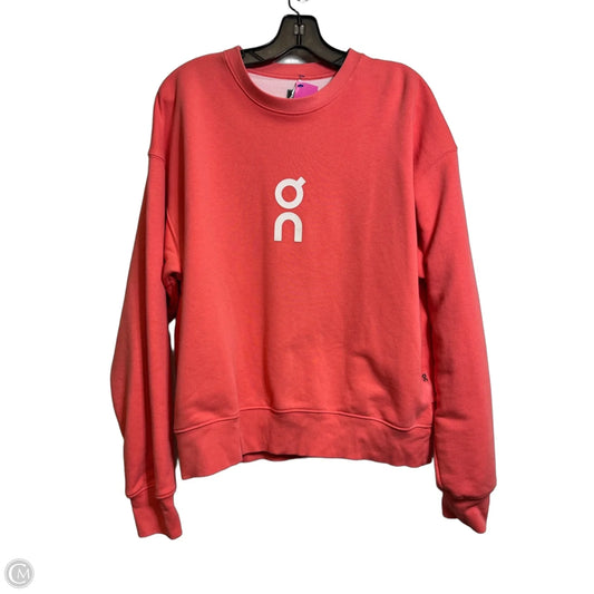 Sweatshirt Crewneck By On Cloud In Orange, Size: M