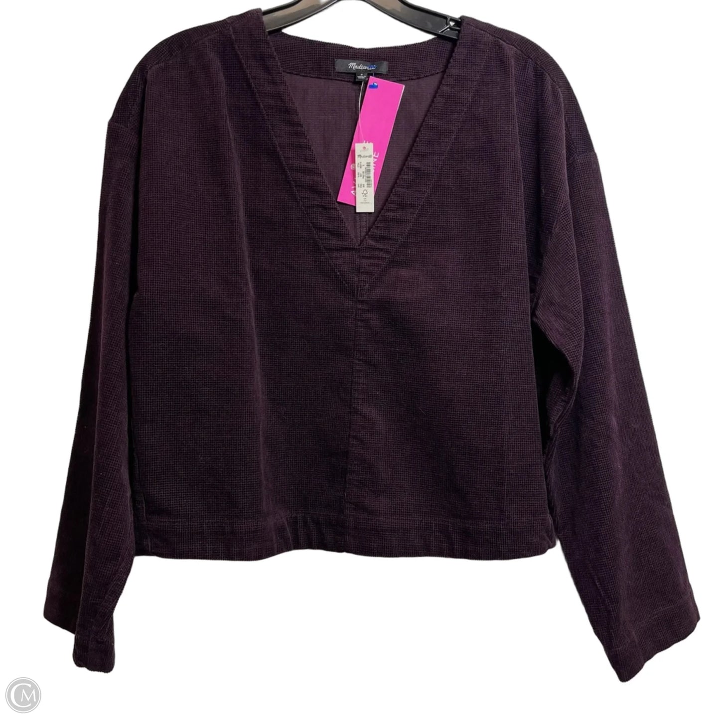 Top Long Sleeve By Madewell In Purple, Size: S