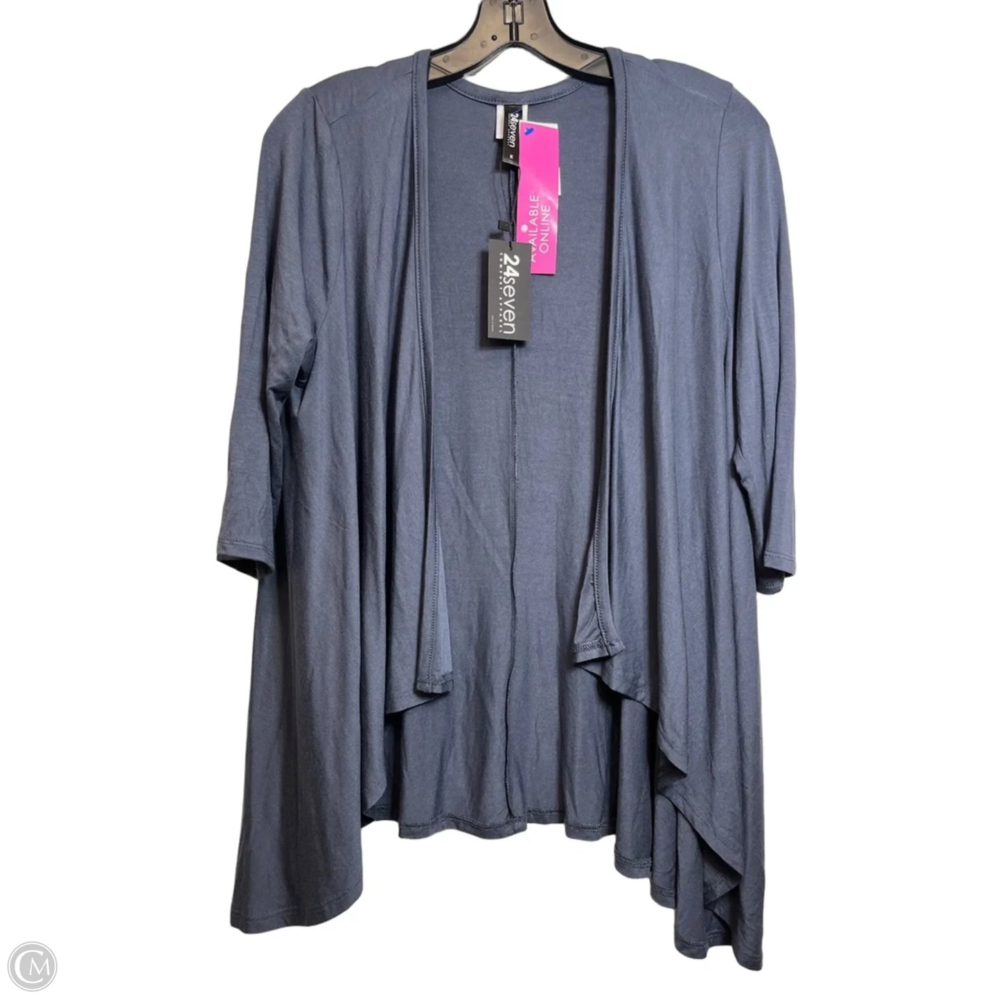 Cardigan By Clothes Mentor In Blue, Size: M