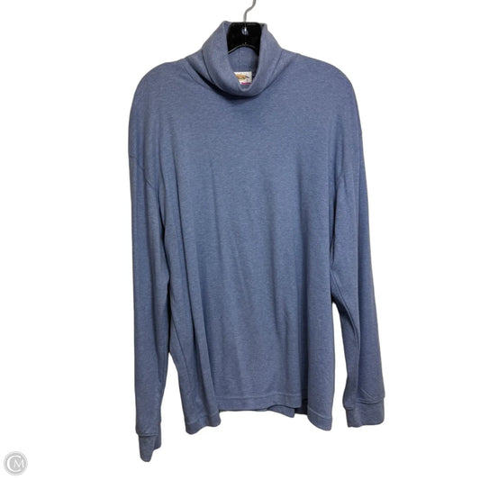 Top Long Sleeve By Talbots In Blue, Size: Xl