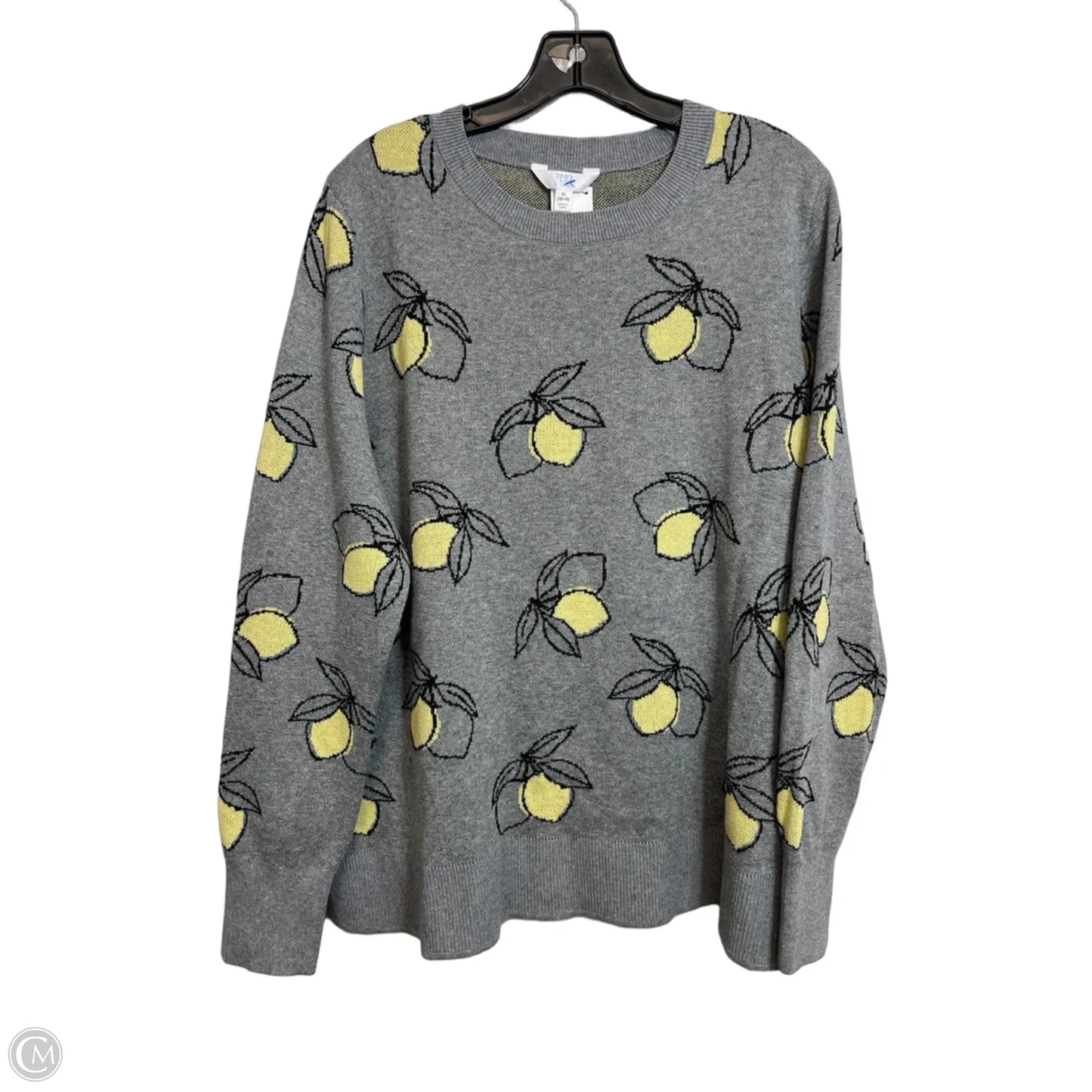 Sweater By Time And Tru In Grey, Size: Xl