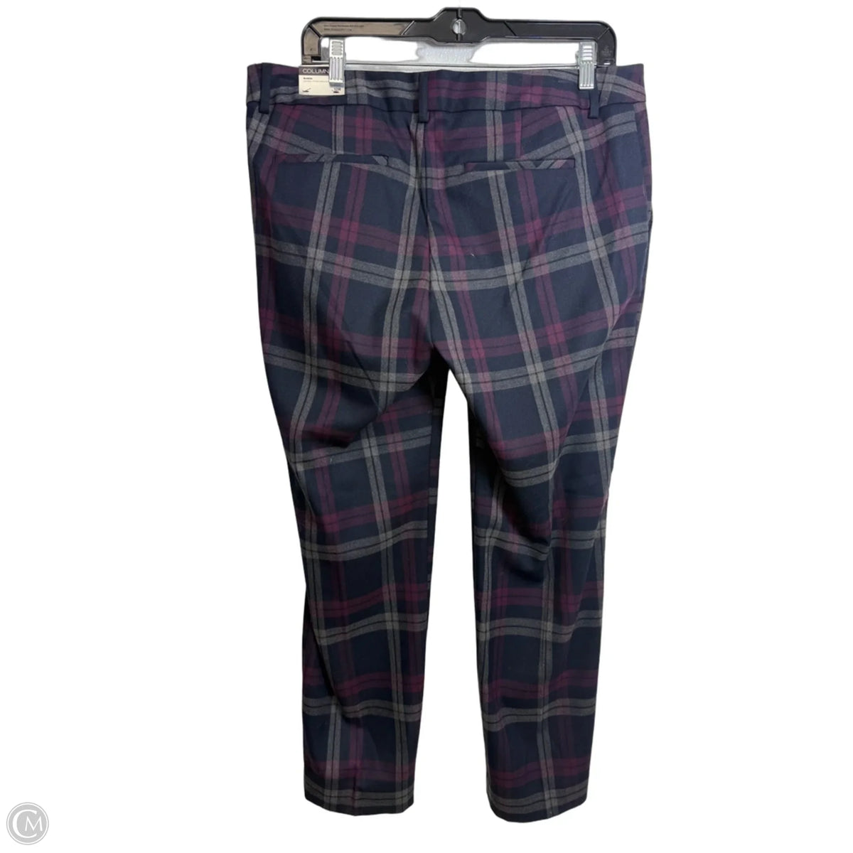 Pants Cropped By Express In Plaid Pattern, Size: 12