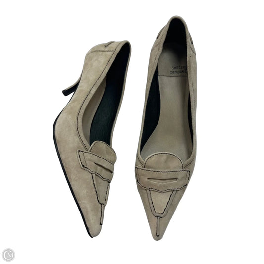Shoes Heels Kitten By Jeffrey Campbell In Tan, Size: 8